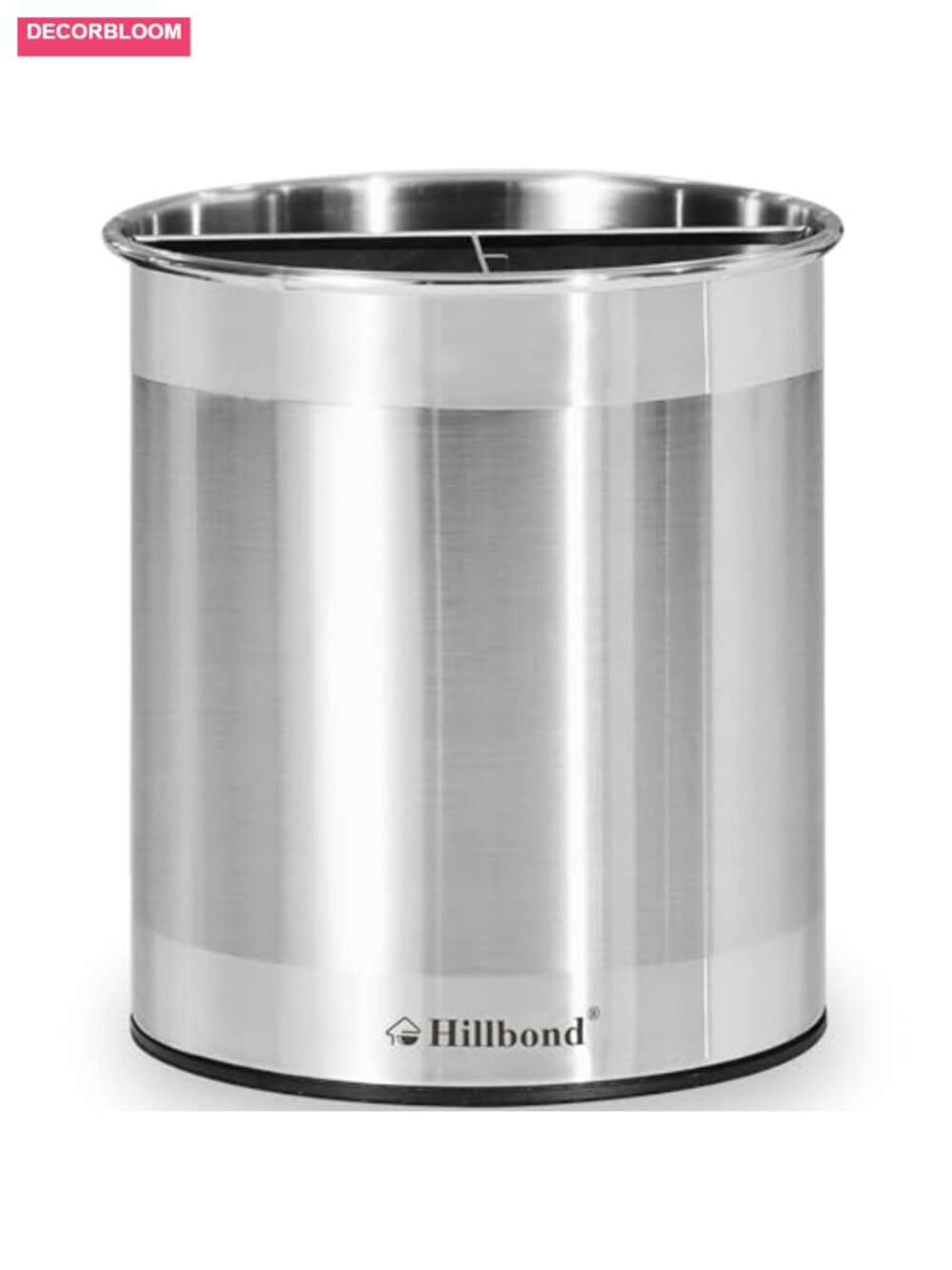 XL Stainless Steel Kitchen Utensil Holder Rotating Countertop Organizer 7.5x6.9